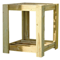 CERLAND - Range outils de jardin 60x60x75cm RENA