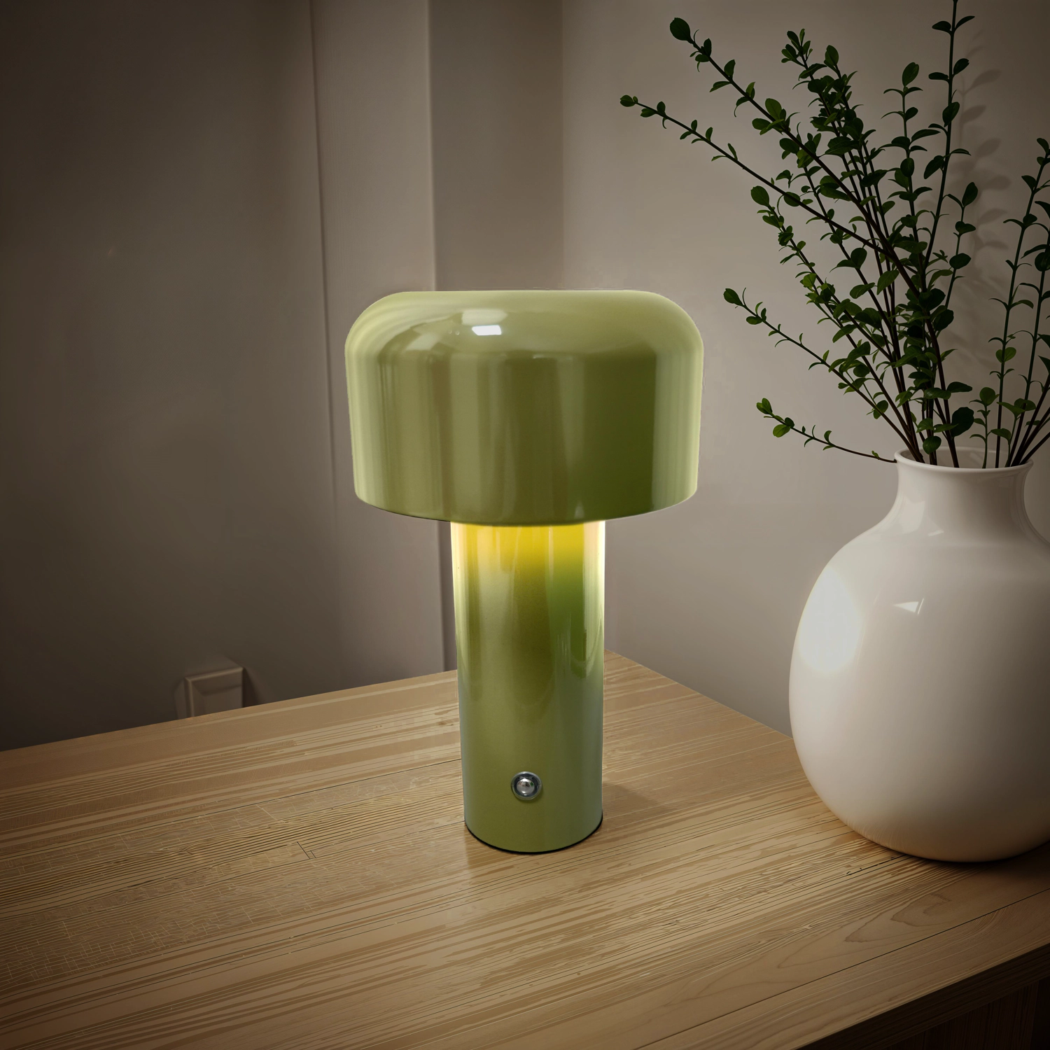Lampe LED à poser verte MIRA