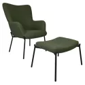 Kaki groene fauteuil van...