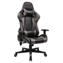 Fauteuil de bureau gamer noir et gris foncé GORDON