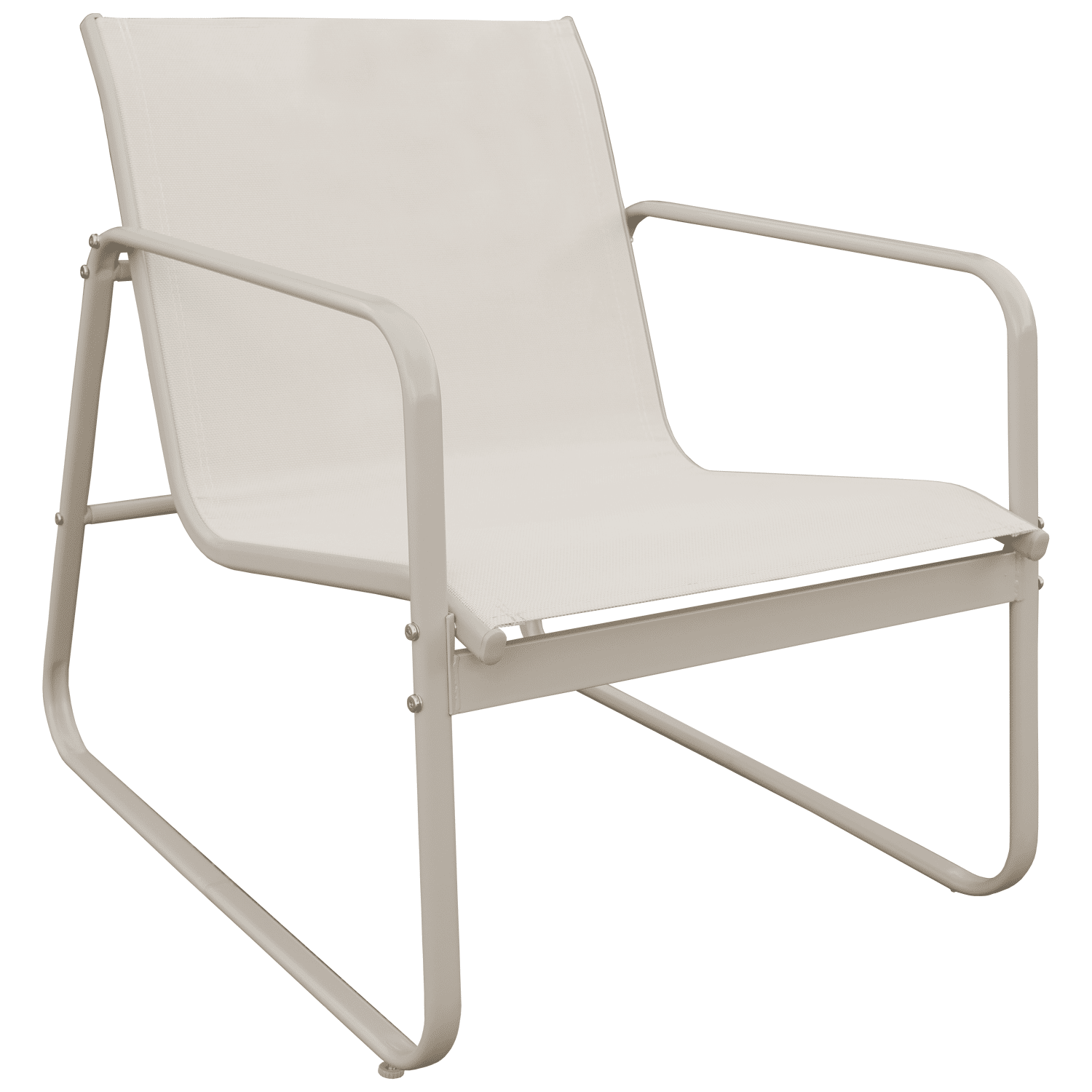 Salon de jardin en textilène 4 places beige TENERIFE