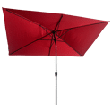 HAPUNA guarda-chuva reto retangular 2x3m vermelho