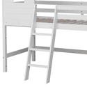 Letto a soppalco per bambini 190x90cm bianco MARGOT