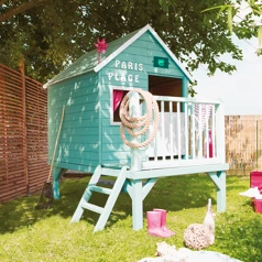 SOULET - Cabane en bois sur...