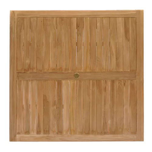 Mesa quadrada 140cm em teca...