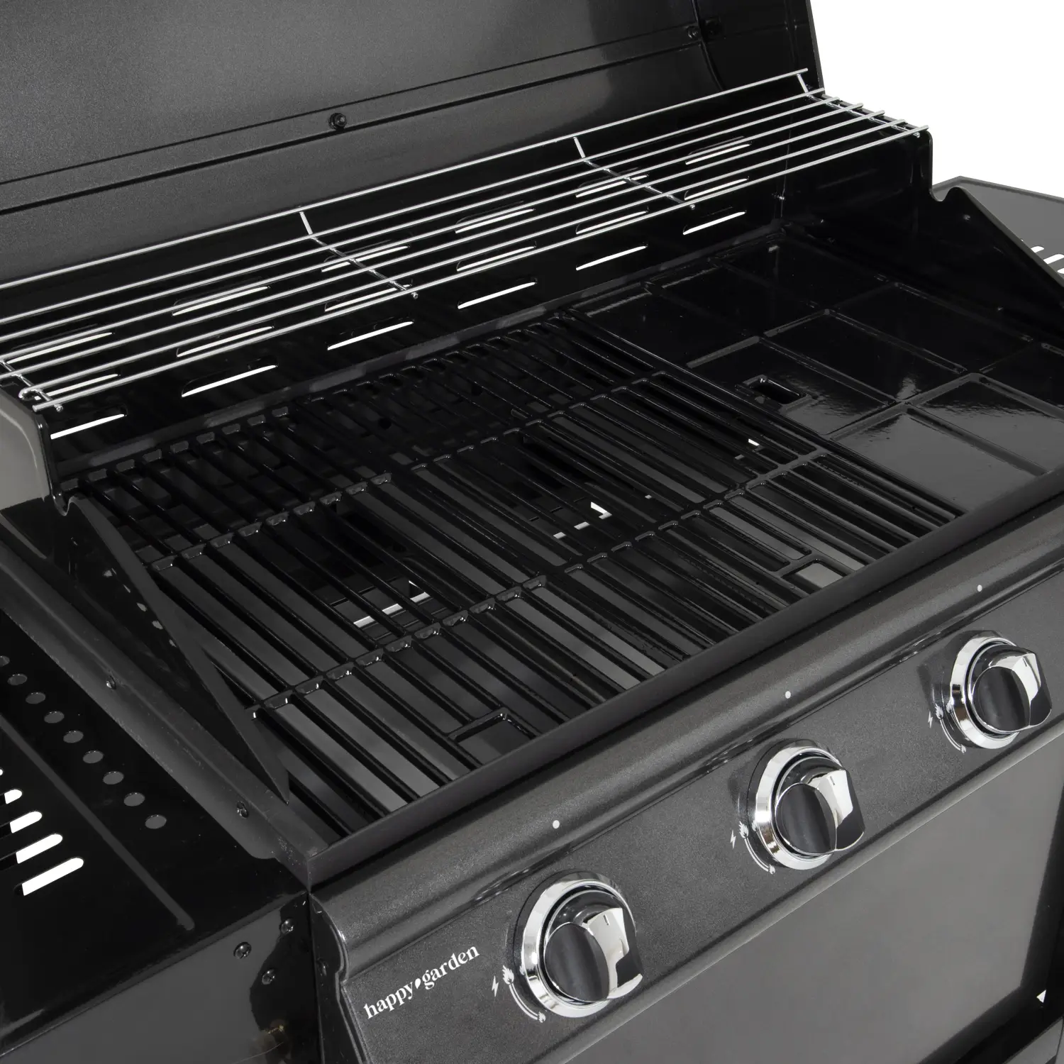Barbecue au gaz - 4 brûleurs avec thermomètre 14kW