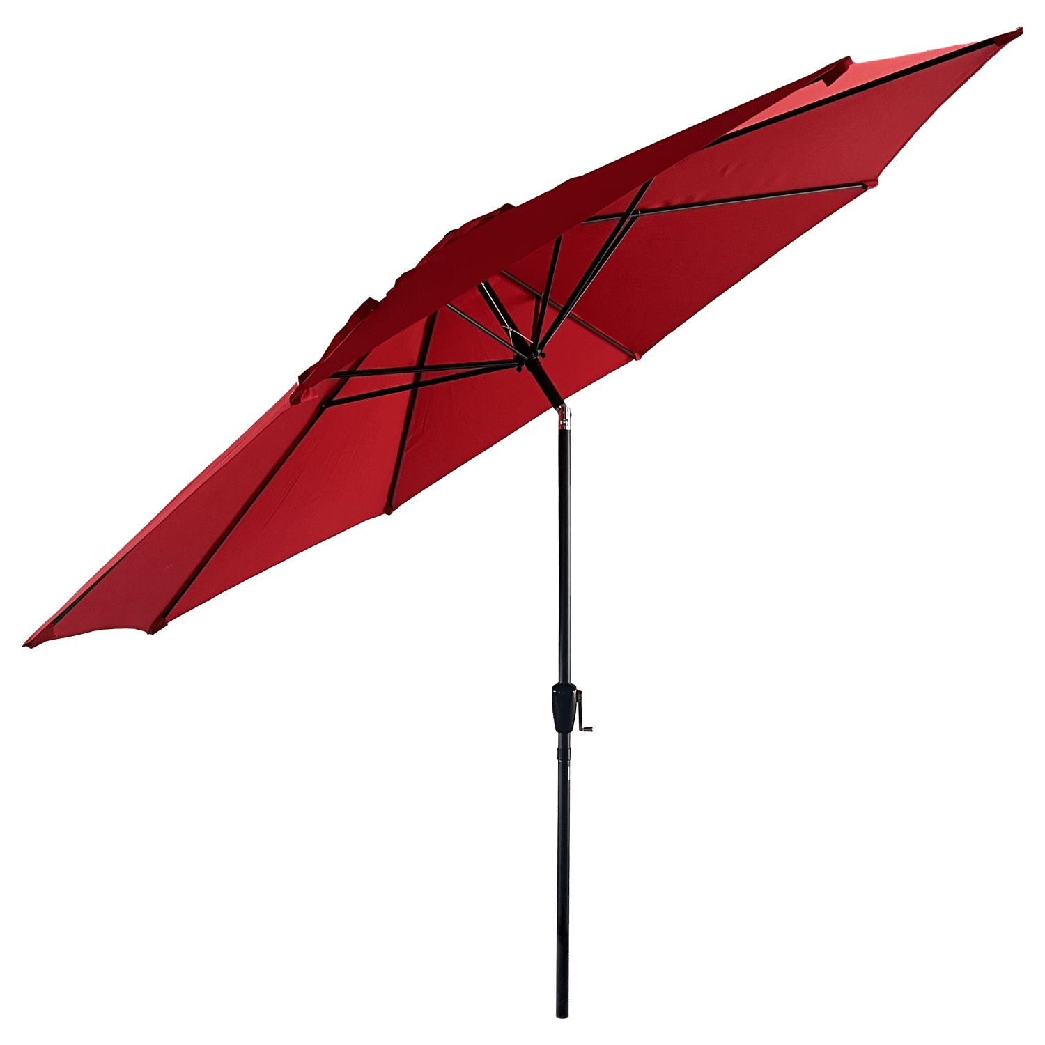 HAPUNA rechte ronde parasol 3,30m diameter rood
