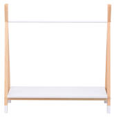 Armadio in legno e bianco