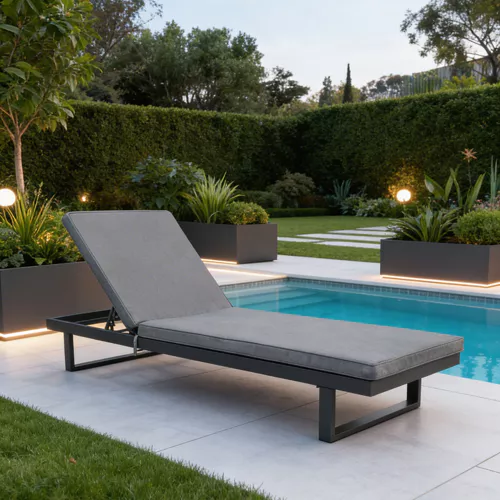 Espreguiçadeira de alumínio...