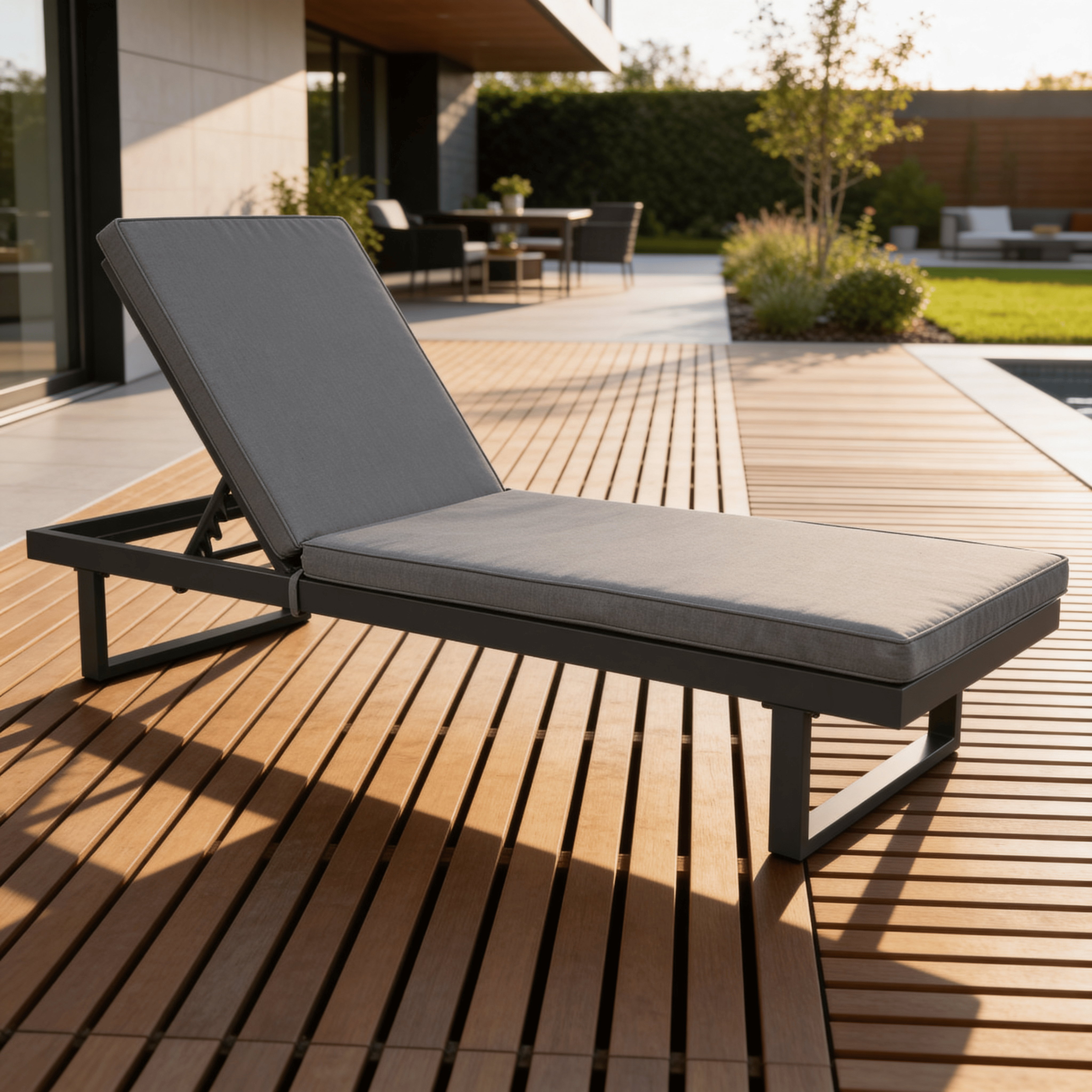 Bain de soleil en aluminium...