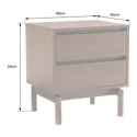 Table de chevet en bois SARAH