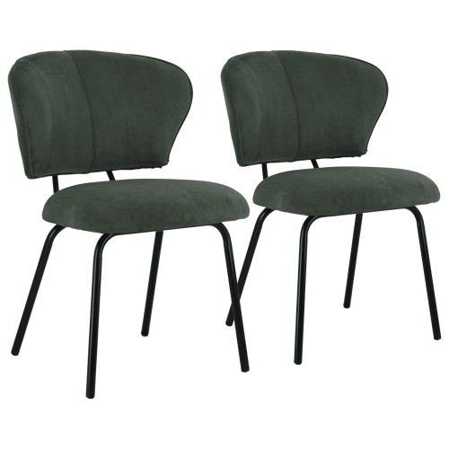 Lote de 2 sillas de...