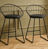 Lot de 2 tabourets de bar...