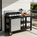 Plancha de gas 4 quemadores 10kW