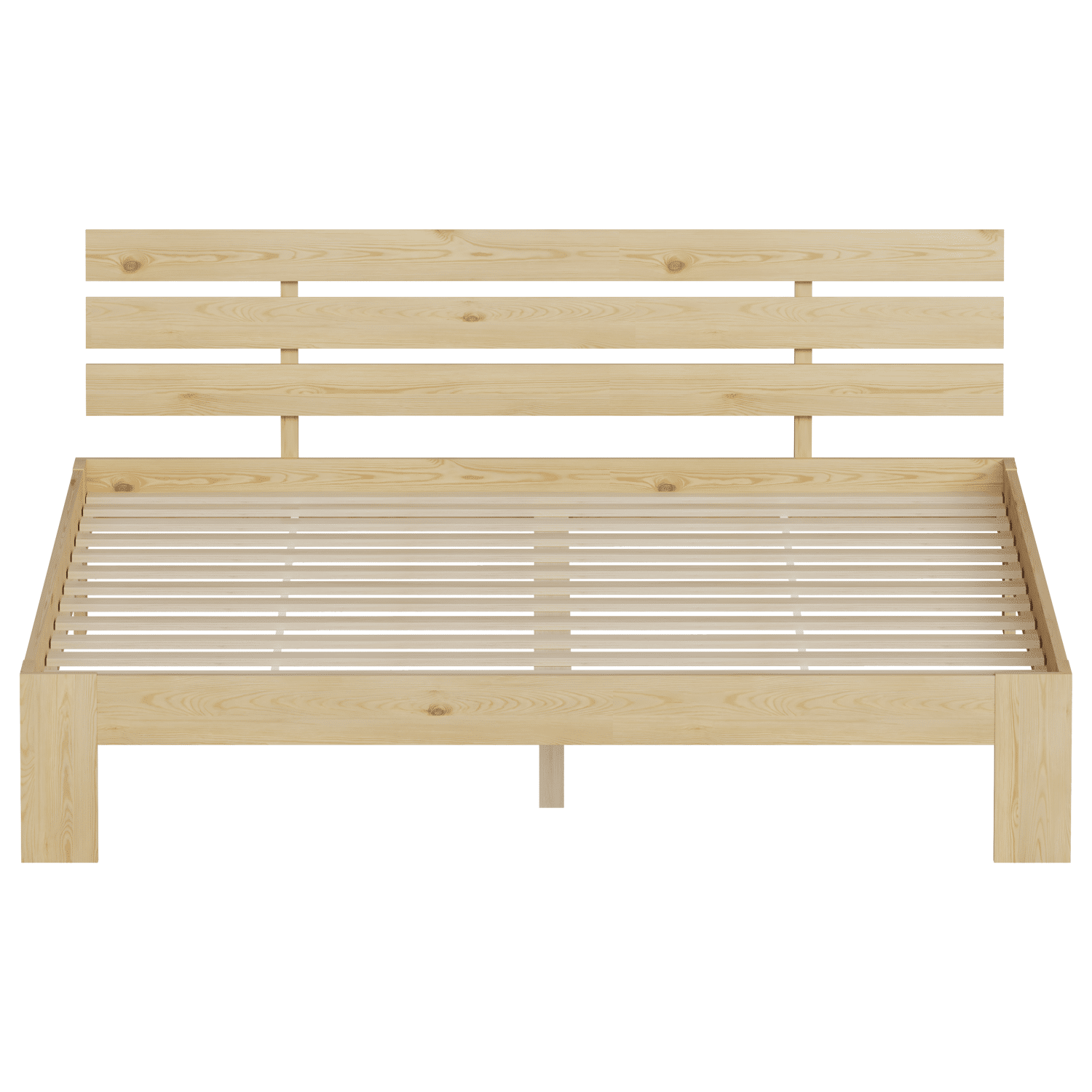 Houten bed met hoofdbord 160x200cm FINN