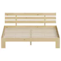 Houten bed met hoofdbord 160x200cm FINN