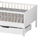 Letto per bambini 190x90cm bianco con cassetti ADAM