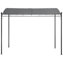 Pergola voor wandmontage 3 × 2,5m NICE grijs
