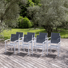 Lot de 8 chaises en...