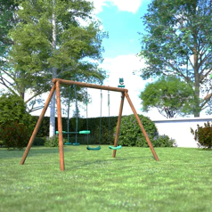 SOULET - Portique en bois 3...