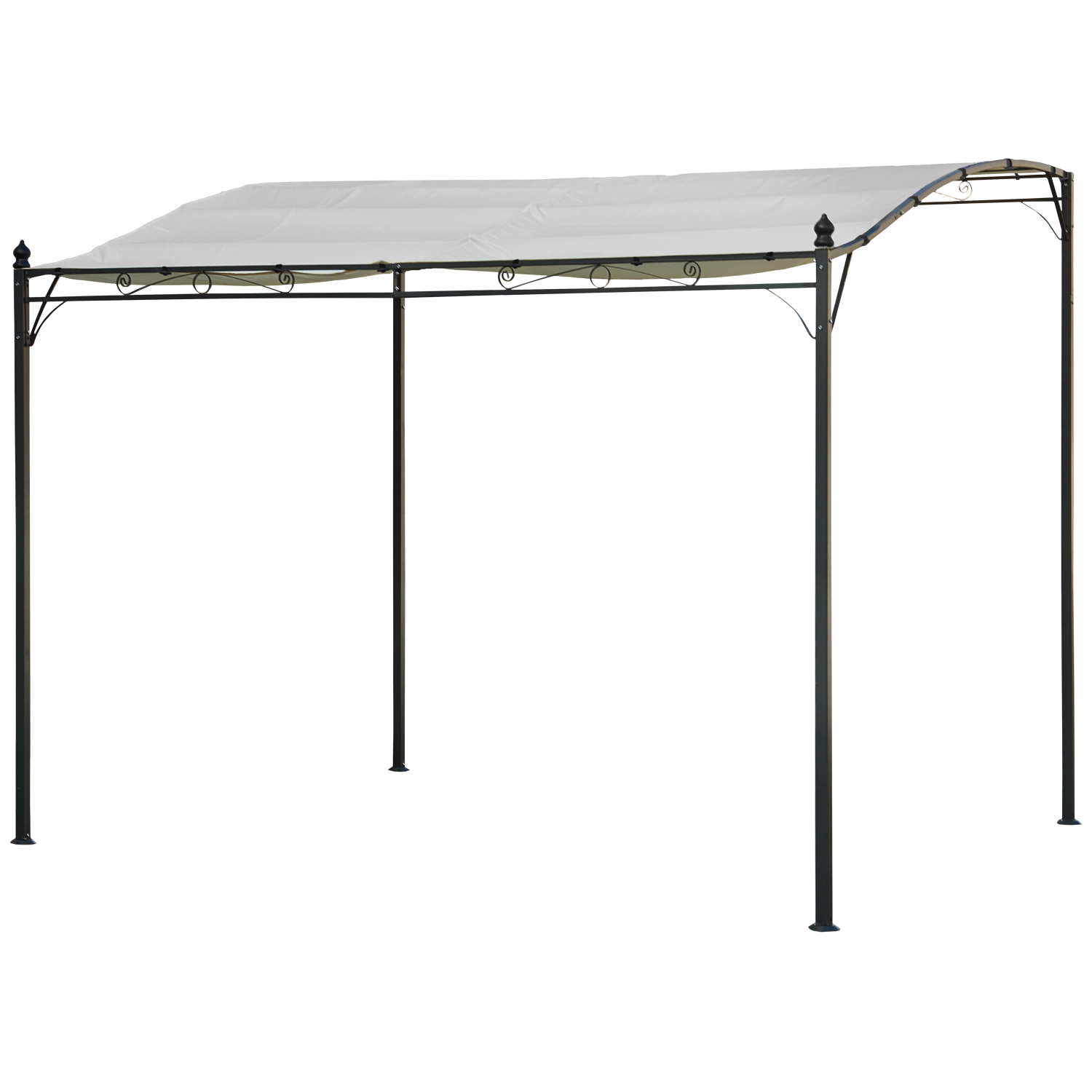 Pergola a parete 3 × 2,5 m NICE beige