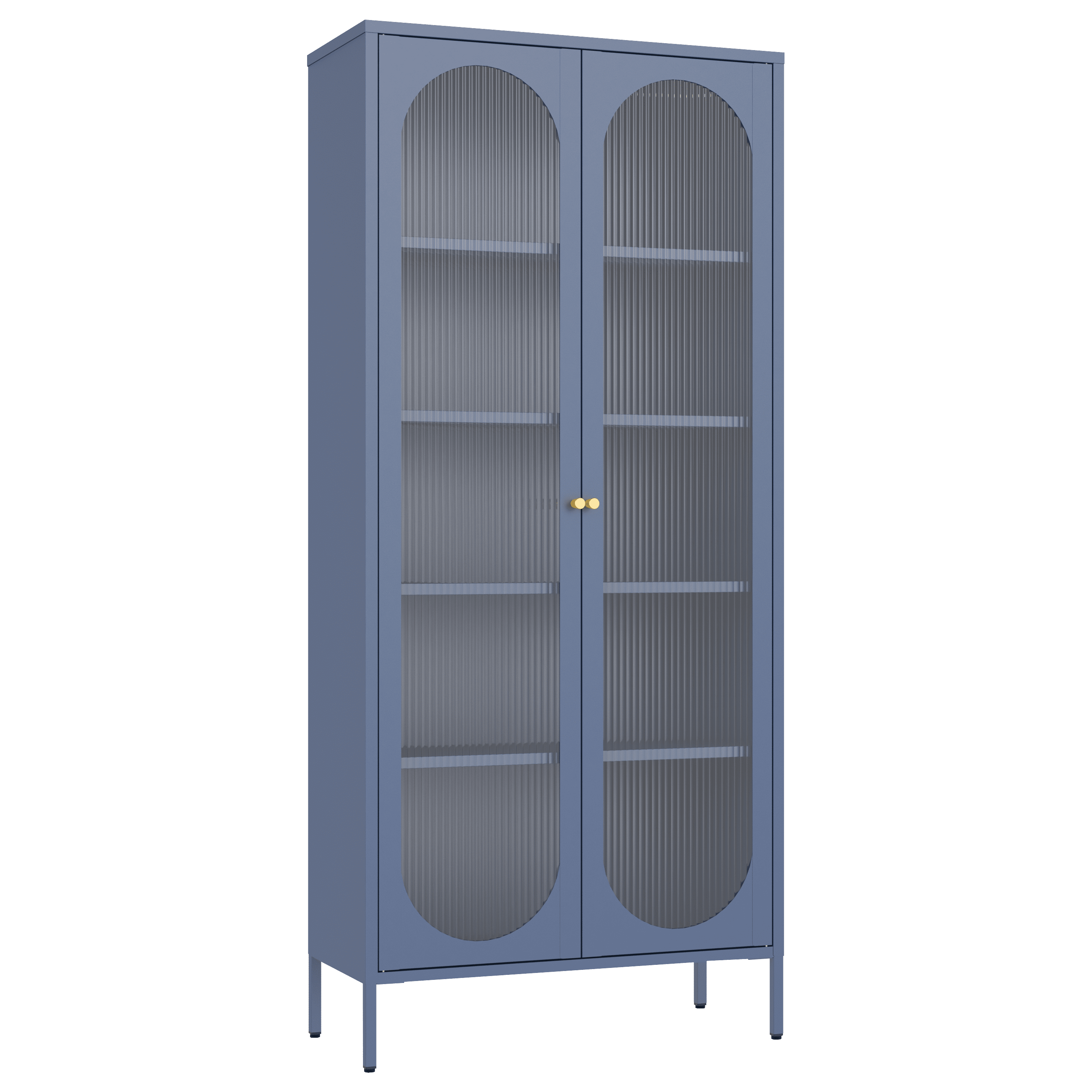 Armario de metal y cristal...