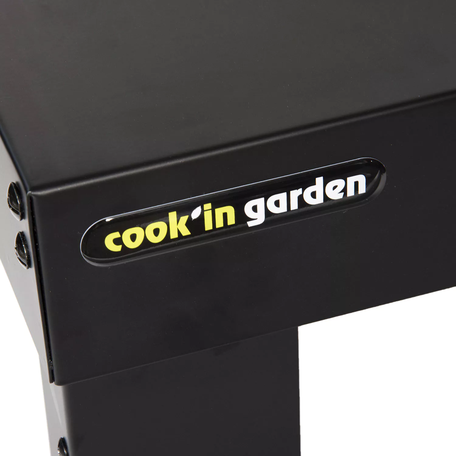 COOK'IN GARDEN - Carrito negro para plancha NOVA