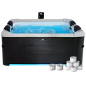 MSPA - Spa rigide connecté carré 160cm OSLO - 6 places + lot de 8 filtres