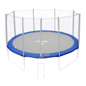 Omkeerbare beschermingsmat voor trampoline Ø430cm MELBOURNE - groen/blauw