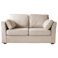 Canapé droit 2 places beige...