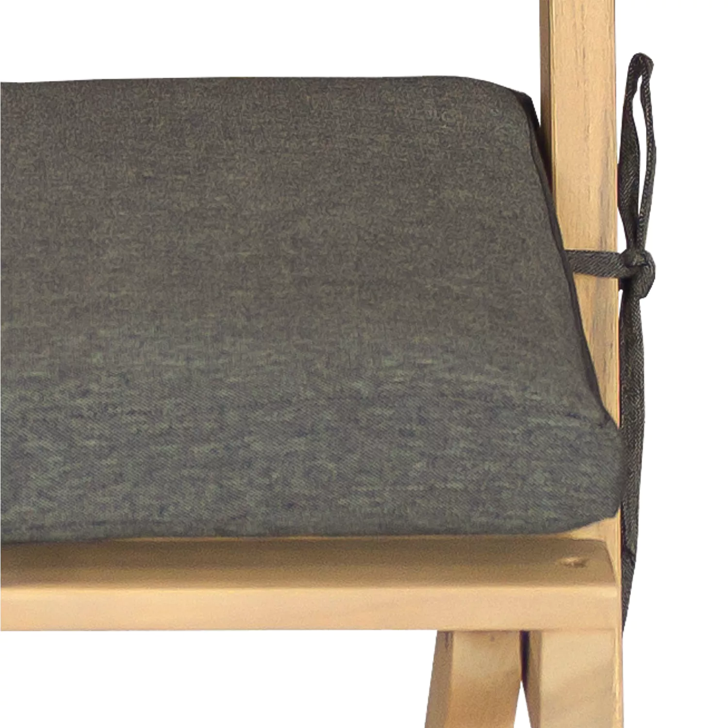 Set da tavolo e sedie per 2 posti in acacia e cuscini grigi BENAGIL