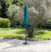 Parasol droit rond 2,70m de...