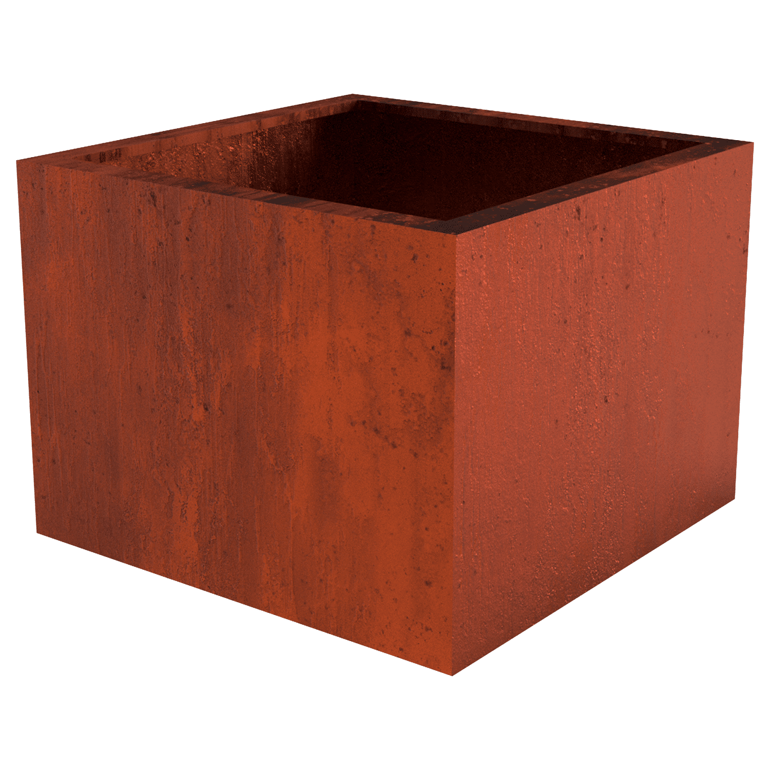 FOREST STYLE - Bac carré 79x79cm CORTEN