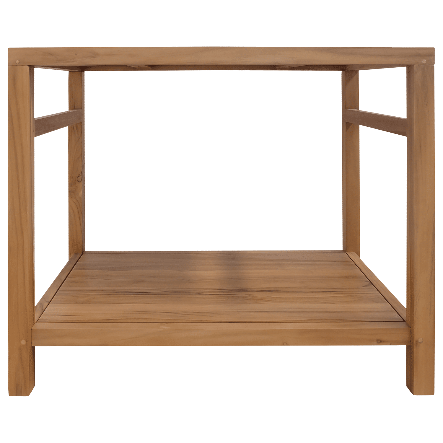 Meuble sous vasque en teck massif 80cm DEWI