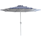 Parasol droit rond 2,70m de...