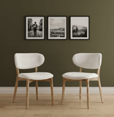 Lot de 2 chaises en bois...