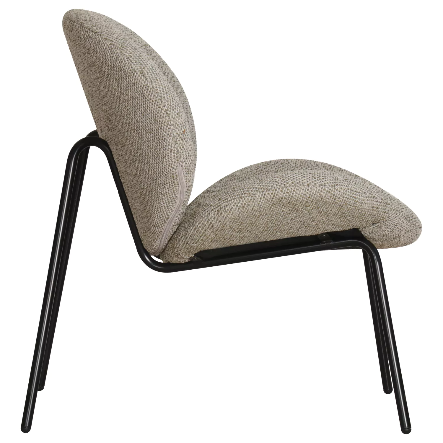 Cadeirão em tecido mosqueado verde SACHA