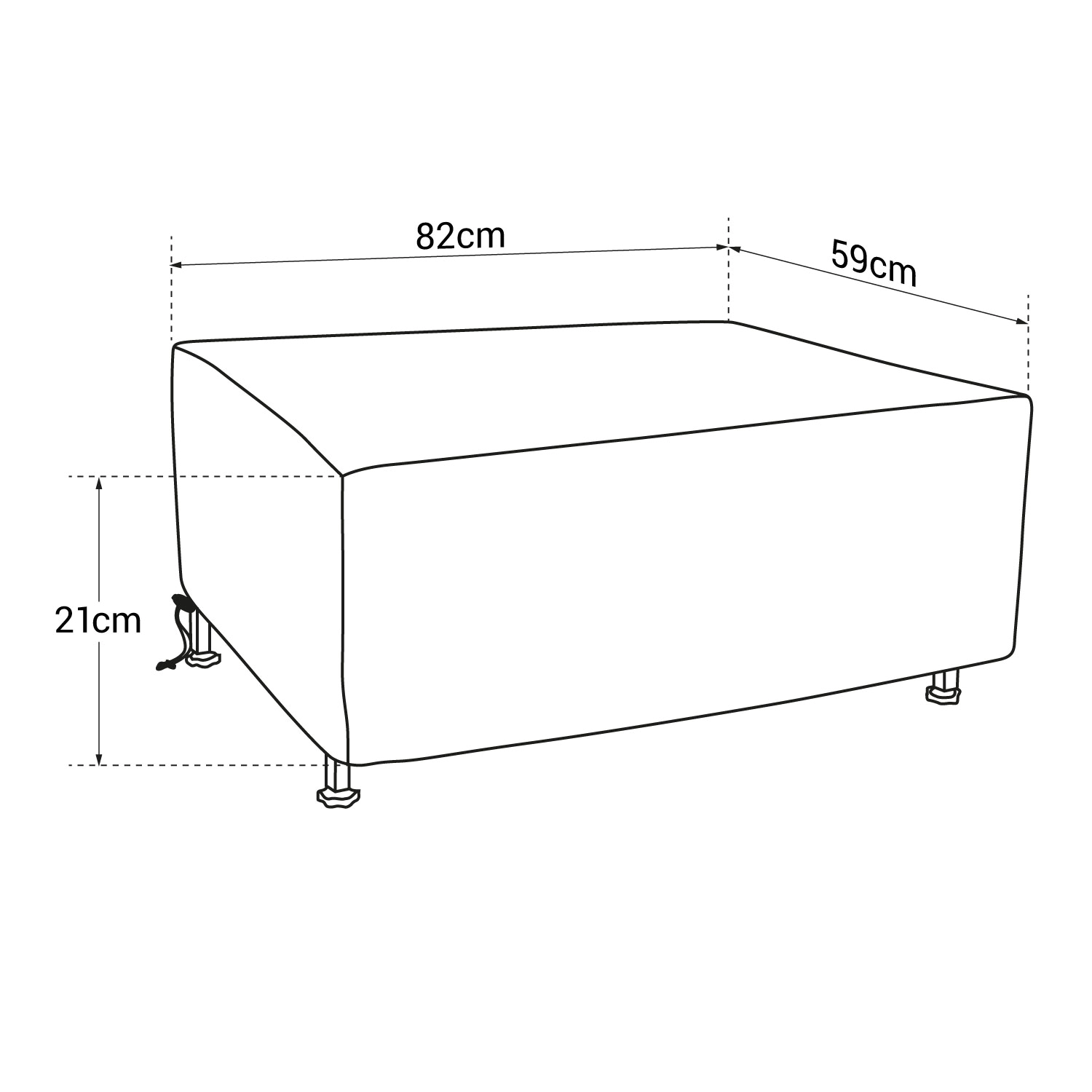 Cook'in Garden - Housse pour plancha - Taille L