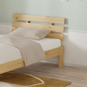 Houten bed met hoofdbord 90x190cm FINN