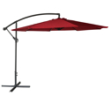 3m diameter ronde OAHU parasol, rood