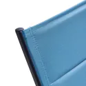 Bain de soleil en textilène bleu gris - aluminium anthracite