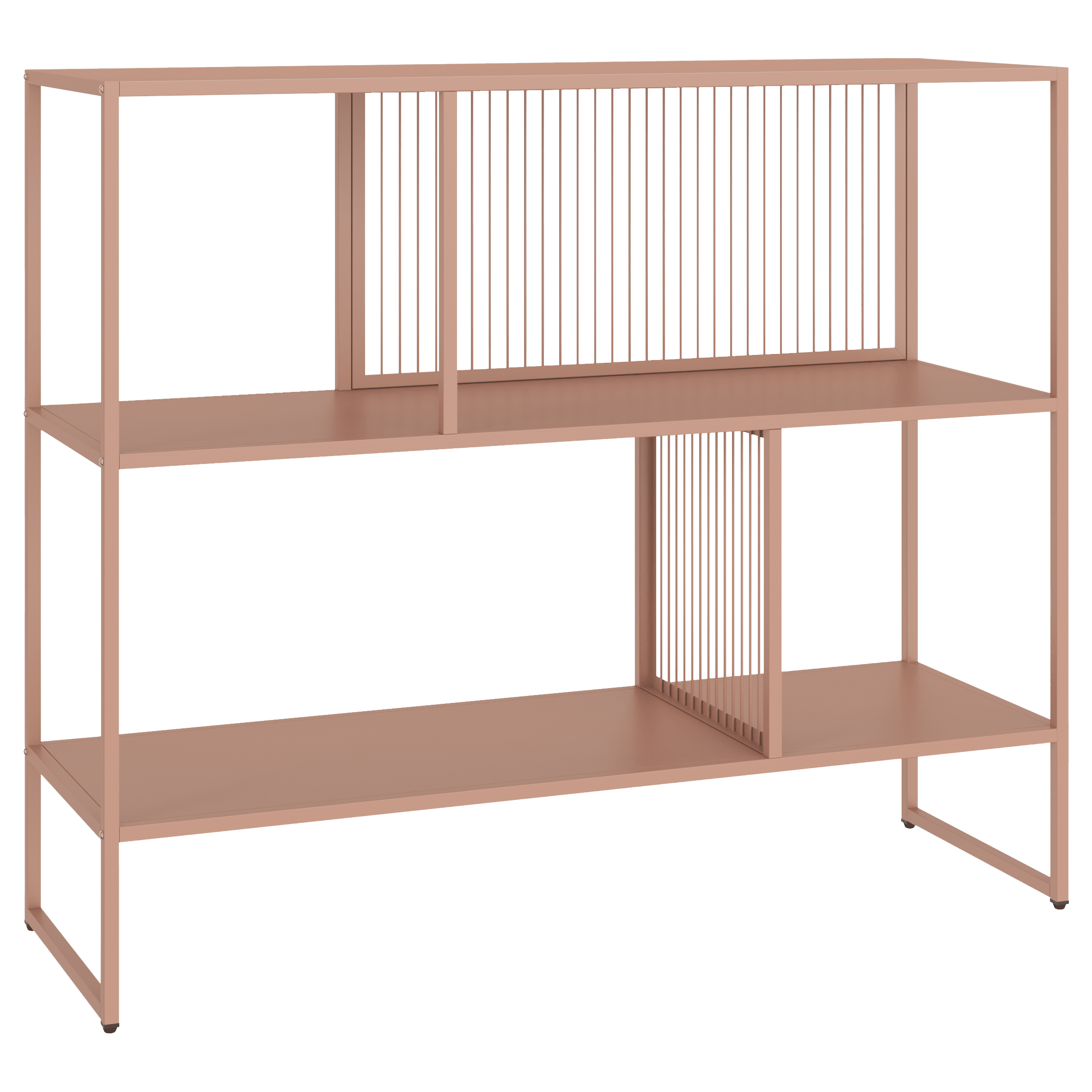 Vieja estantería de metal...