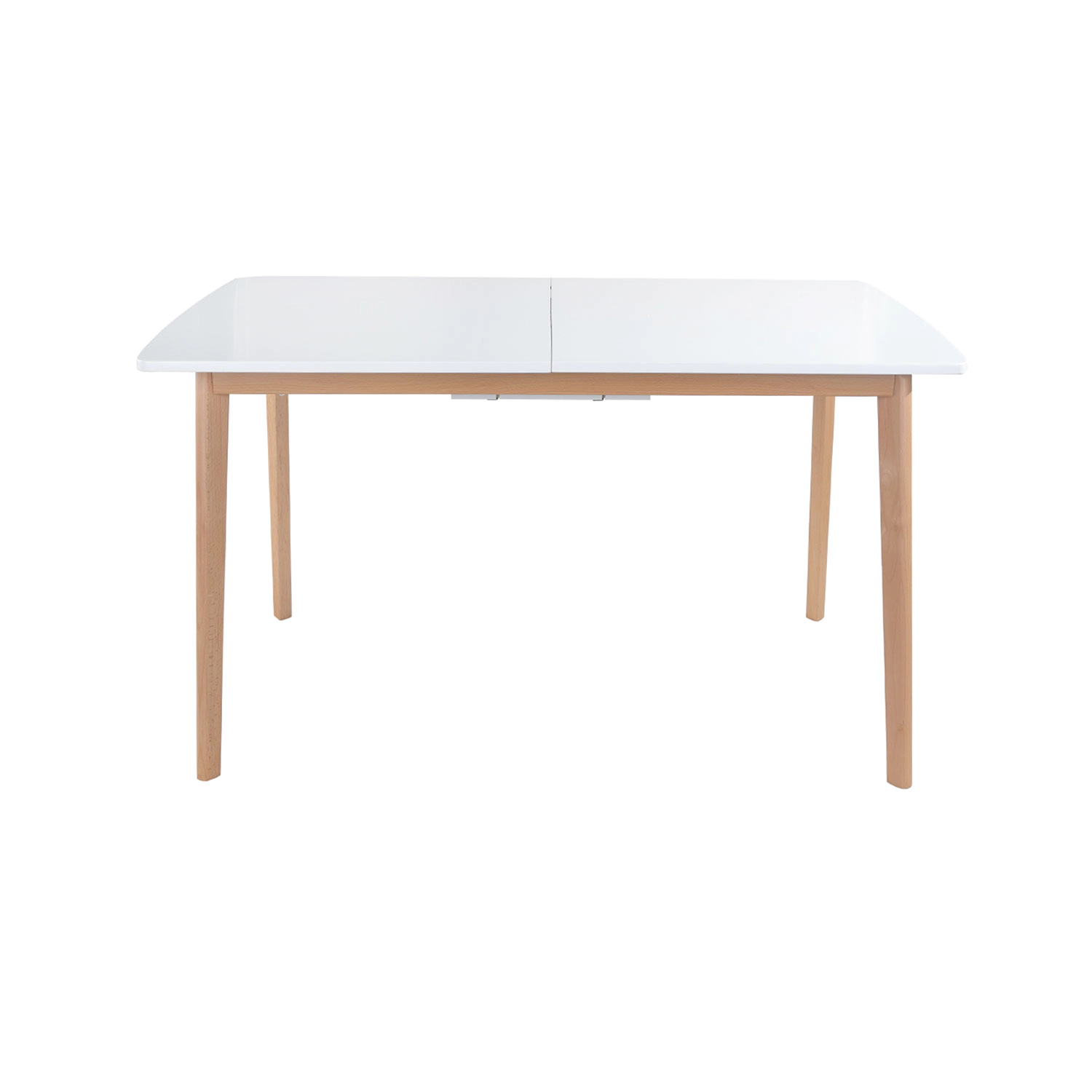 Table extensible HELGA 120 / 160cm blanche