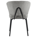 Set van 2 NILSA lichtgrijze corduroy stoelen