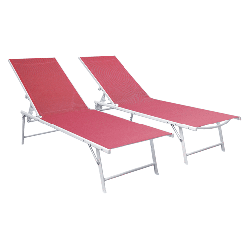 Lote de 2 tumbonas...