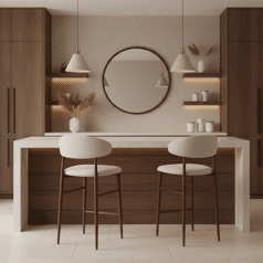 Set aus 2 Barhockern in...