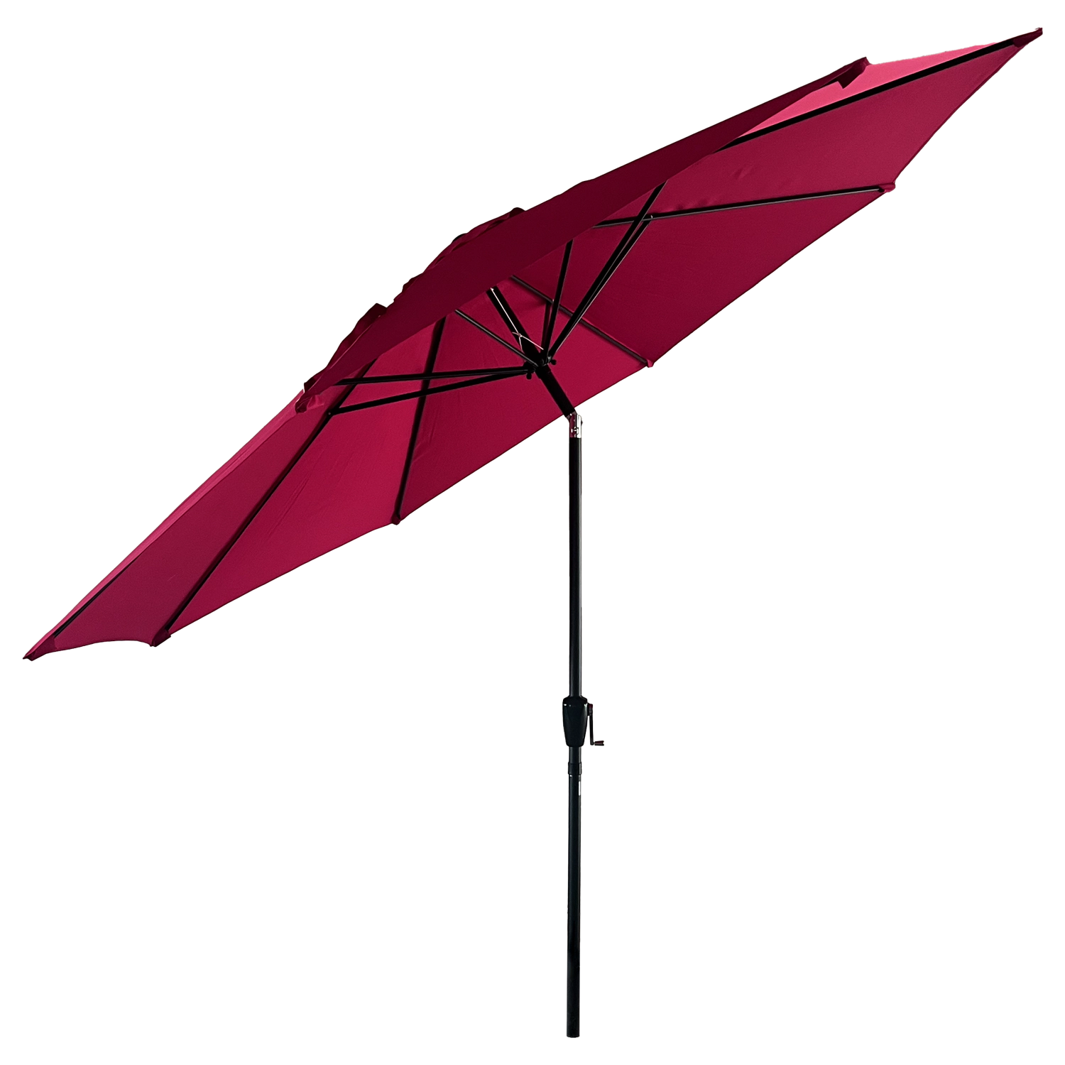HAPUNA guarda-chuva recto redondo de 3,30m de diâmetro fúcsia