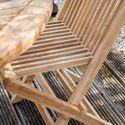 Teak tuinmeubelen LOMBOK - ovale uitschuifbare tafel - 8 zitplaatsen