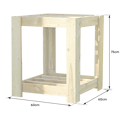 CERLAND - Range outils de jardin 60x60x75cm RENA