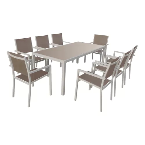 BARI tuinset in textilene...